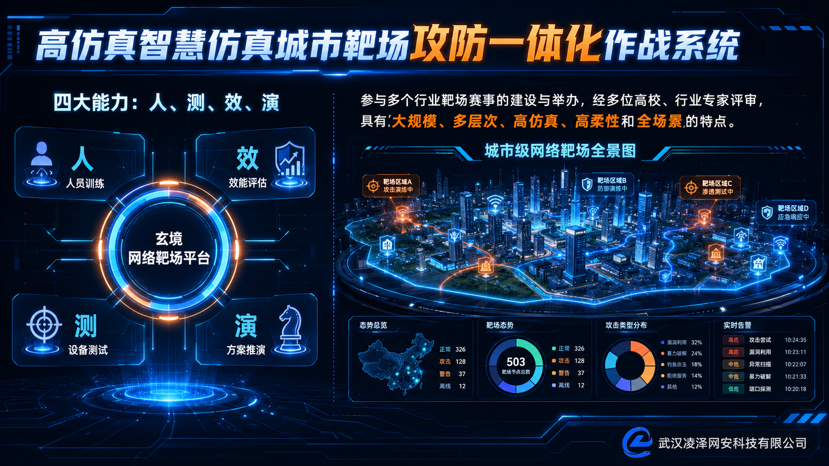 城市级网络靶场全景图